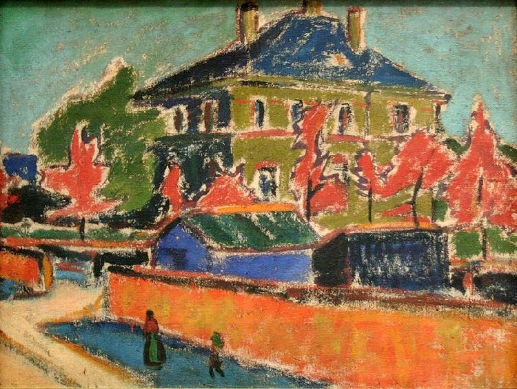 Ernst Ludwig Kirchner Villa in Dresden China oil painting art